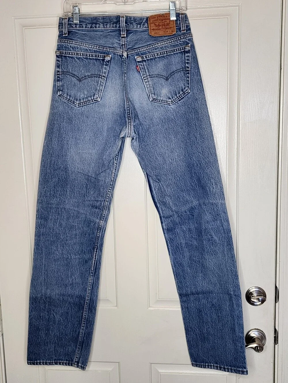 Vintage Levi's 1992 501xx Denim Jeans | Size 34x36